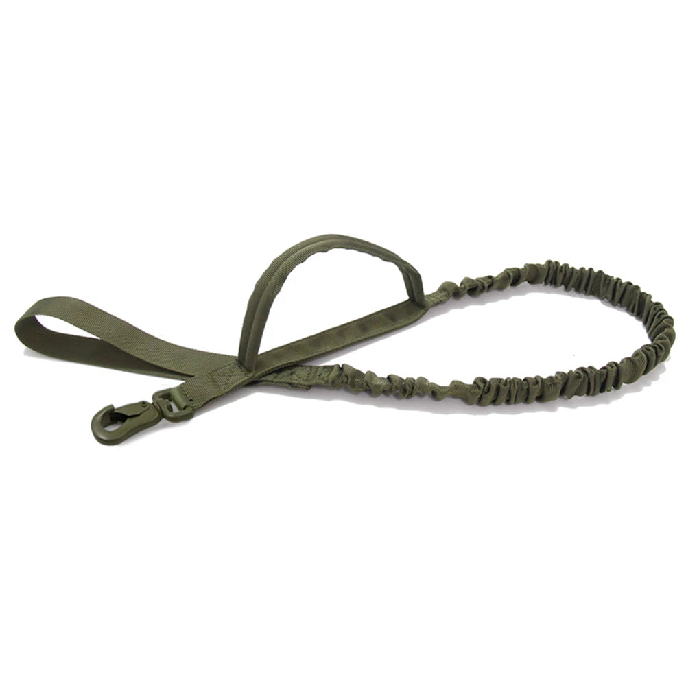 Military Dog Leashes Adjustable Leash Quick Release Elastic Rope With 2 Control Handle For Medium and Small Dogs Accessories
