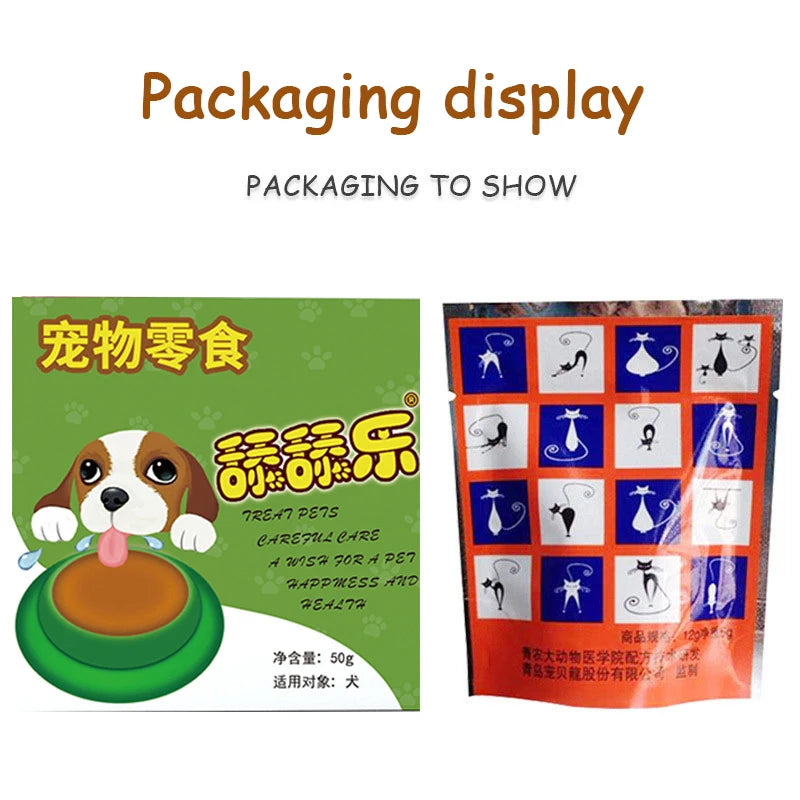 T50 Dog Candy Licking Le Pet Treats Cat Candy Dog Food Cat Pet Supplies Energy Solid Nutrition Sugar Direct Sales Pet Supplies