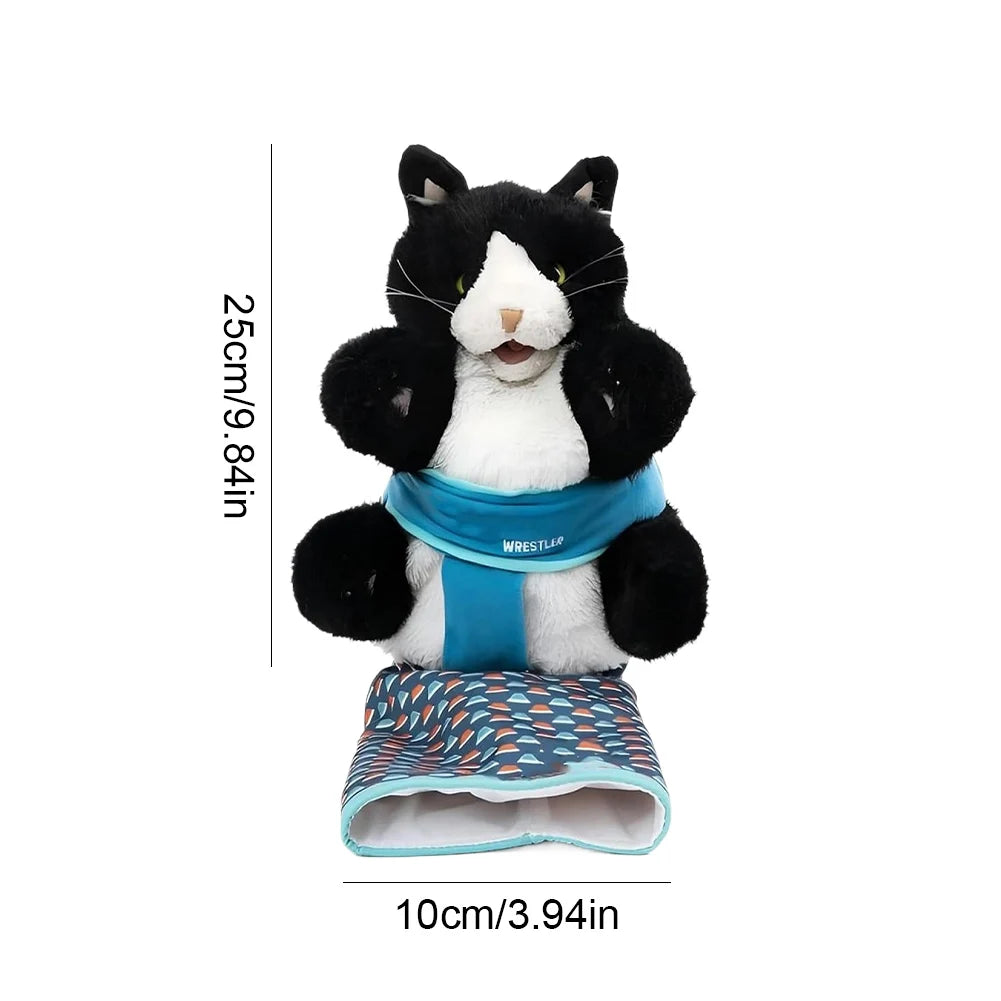 Cats Puppet Wrestler Cat Wrestling Toy Puppet Interactive Hand Puppet with Tough Padding for Safe Play Cat and Dog Toys