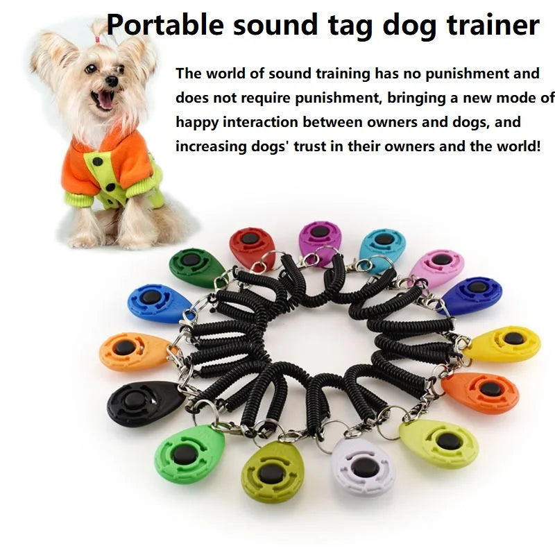 New Training Clicker Dog Training Clicker Pet Cat Dog Click Trainer GXLYP03