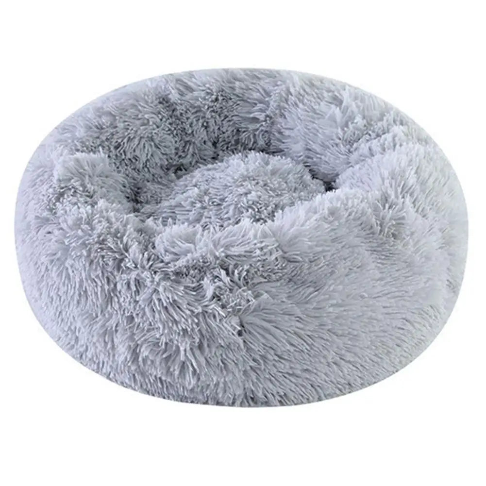 Home Plush Pet Nest Winter Cat Nest Dog Nest Warm Detachable and Washable Round Cat Nest Pet Bed Seasonal Universal Decoration