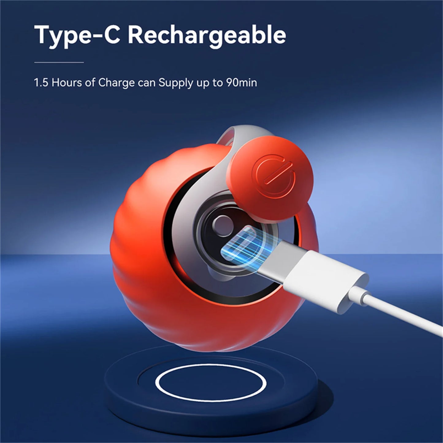 1pc Interactive Automatic Remote Control Cat Mice Car Toy and 1pc Smart Electric Moving Speedy Cat Ball Toy with Feather Tail