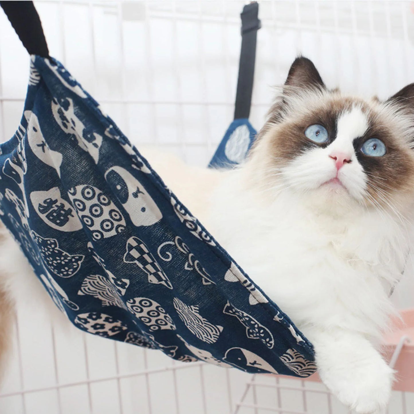 Cat Small Pets Swing Hammock Removable and Washable Summer Cat Hammock for Cat Small Dogs Pets Bed MIAO