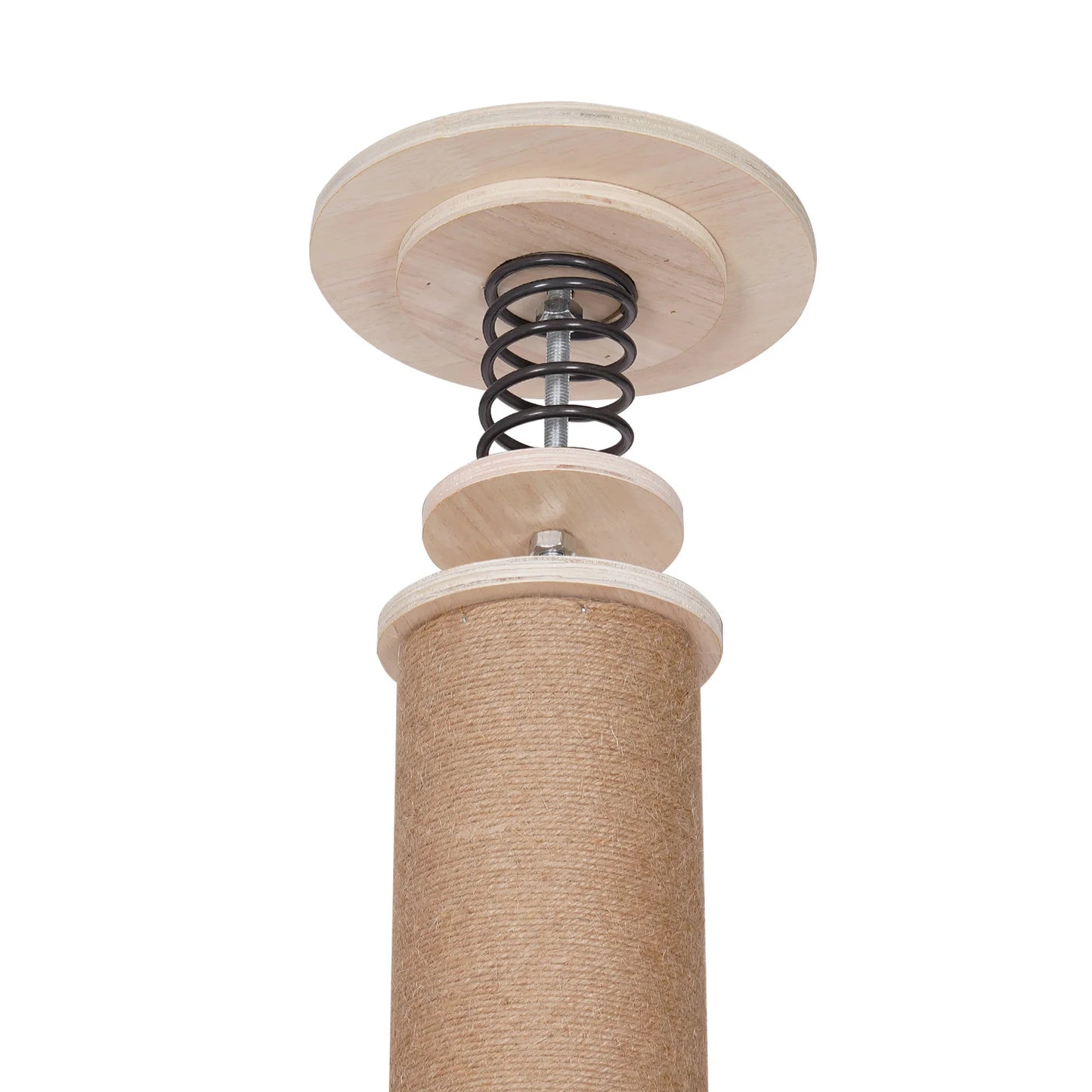 Durable 5-Tier Cat Tree with Scratching Posts, Wooden Cages, and Climbing Platforms for Cats, Easy Installation, Safe and