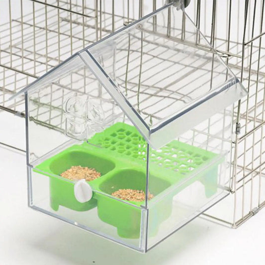 Bird Feeder Hanging Bird Bath Bird Bath Bowl House Bird Cage Accessories for Parakeets Small Bird Parrot Finches Lovebird