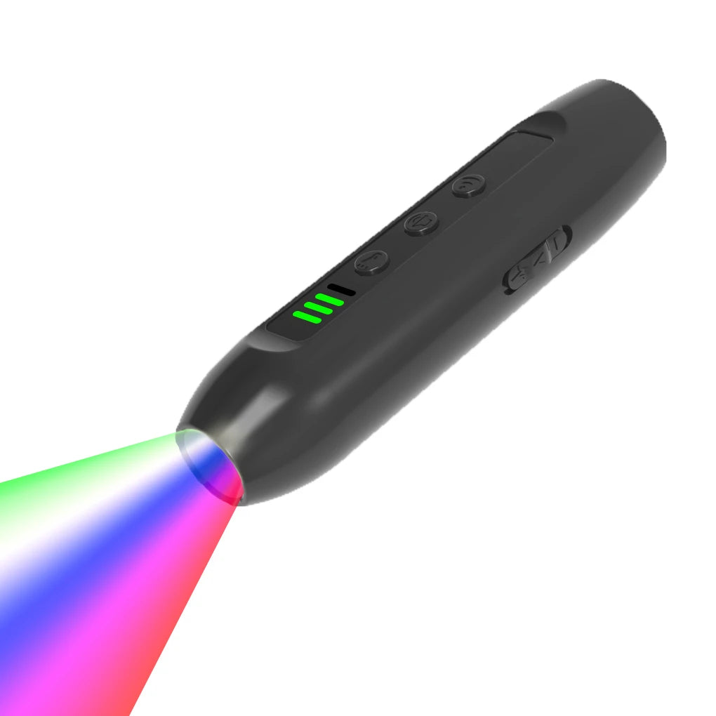 Upgrade Ultrasonic Dog Repeller 3 Modes Portable Chargeable Dog Drive Device with Intelligent High Brightness Flashlight Dog