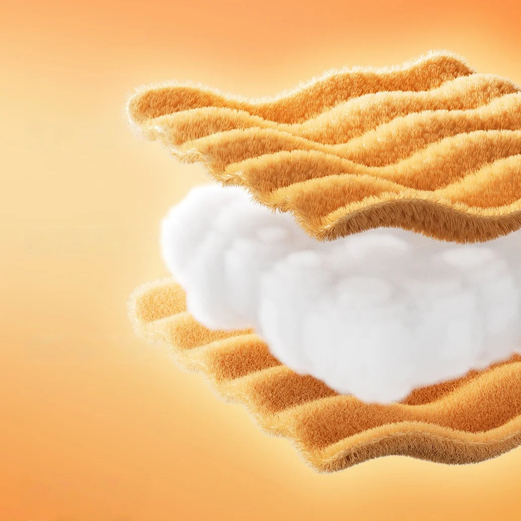 Cozy Cave Cat Sleeping Bag: Winter Warm Semi-Enclosed Pet Bed with Security Hood - Self-Warming Fluff Pocket for Anxious Cats