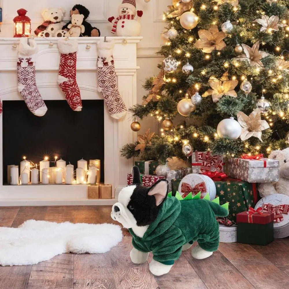 Dog Dinosaur Design Costume Cat Dog Dinosaur Hoodies Soft And Warm Pet Clothes Funny Costume For Dog Cat