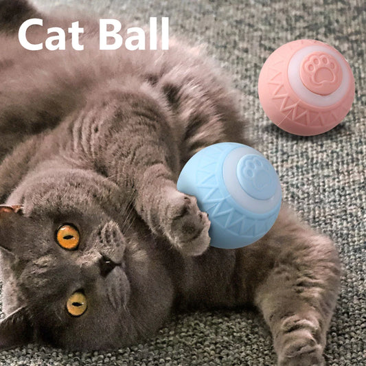 1-6pcs Automatic Rolling Ball Interactive Cat Toy Ball Smart Electric Cat Ball Toys Training Cat Simulated Rat Pet Supplies  ﻿