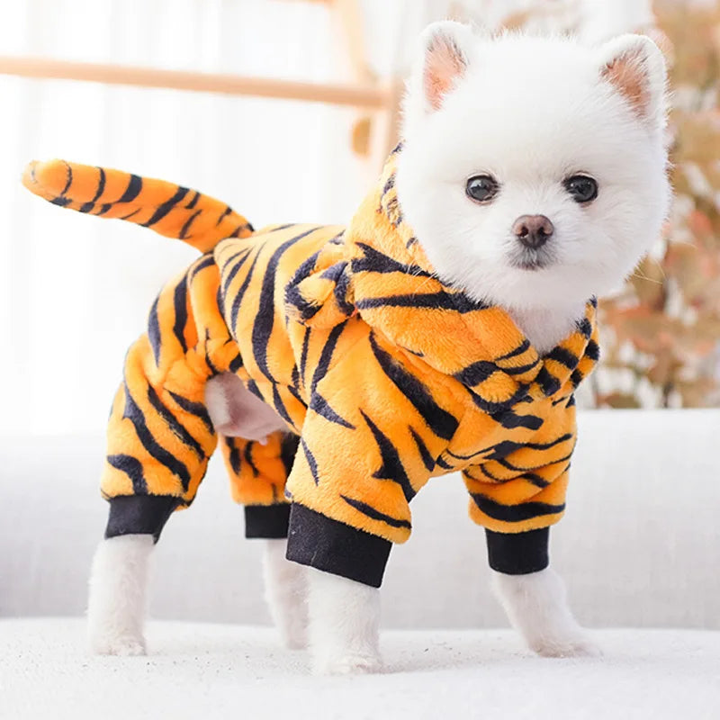 Pet Dog Clothes Soft Warm Fleece Dogs Jumpsuits Pet Clothing for Small Dogs Puppy Cats Hoodies Chihuahua Yorkshire Costume Coats
