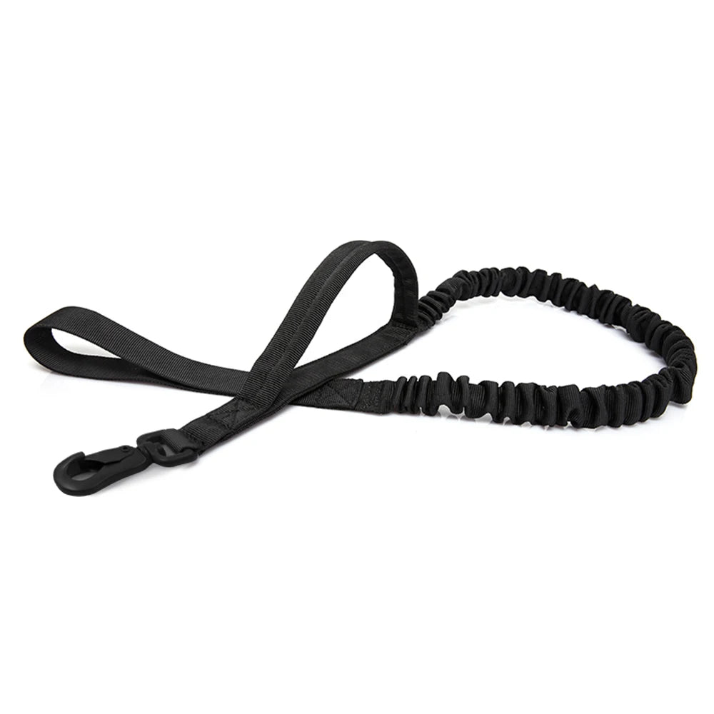 Military Dog Leashes Adjustable Leash Quick Release Elastic Rope With 2 Control Handle For Medium and Small Dogs Accessories