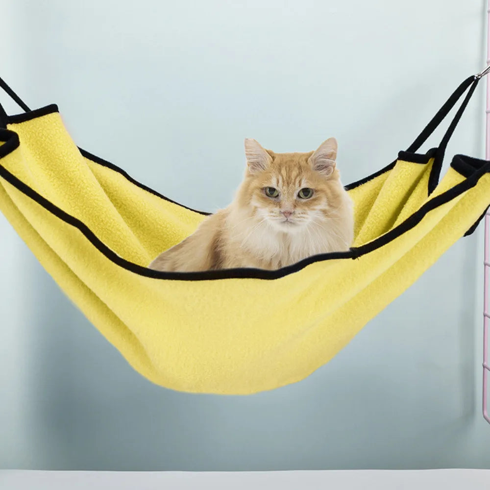 Comfortable Cat's Hammock Litter Cat's Hanging Large Bed Breathable Cage Cat's Beds Portable Pet SuppliesBright Cat House