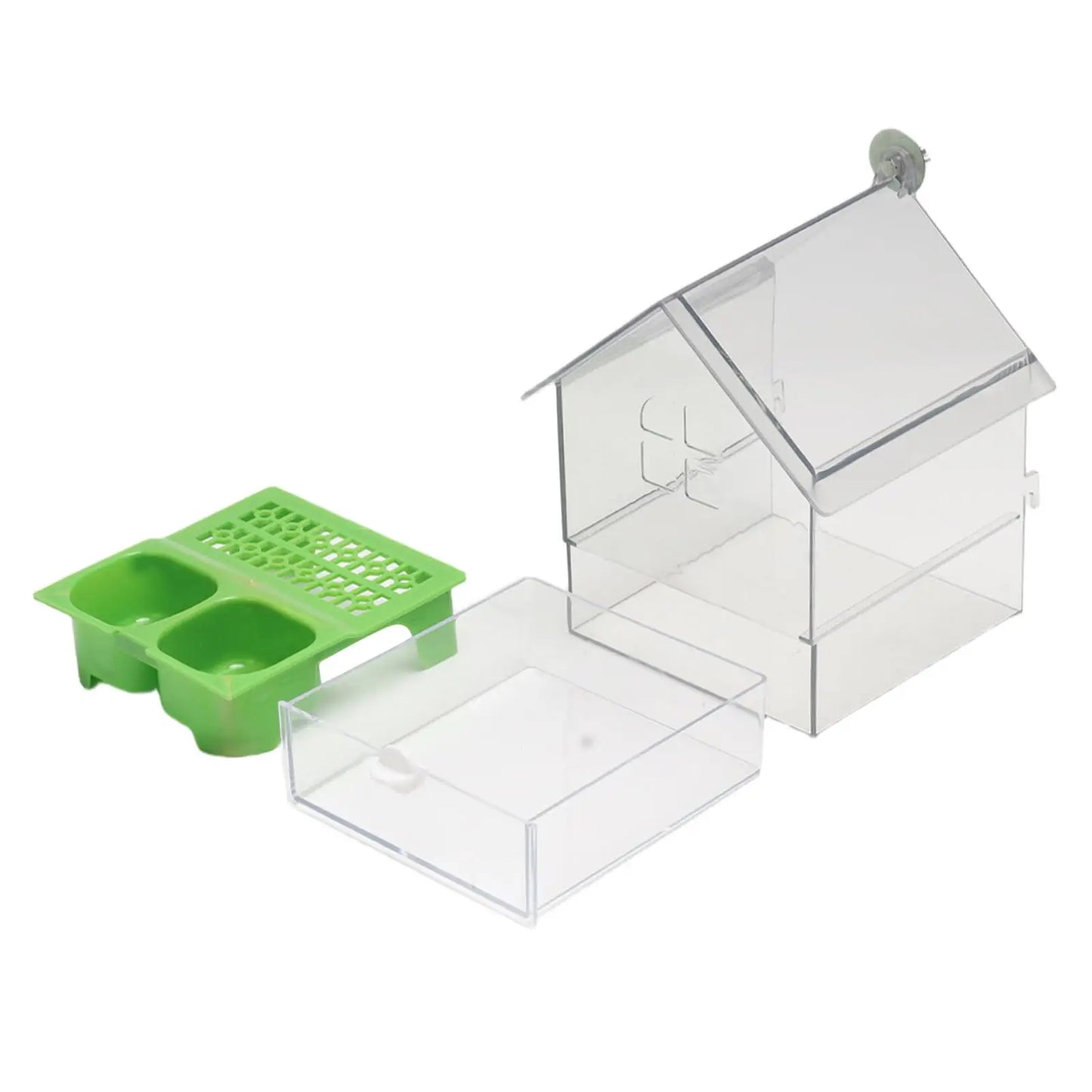 Bird Feeder Hanging Bird Bath Bird Bath Bowl House Bird Cage Accessories for Parakeets Small Bird Parrot Finches Lovebird