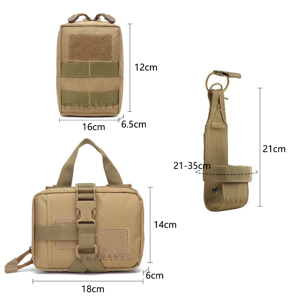 Military Dog Harness Leash Bags Set Pet Tactical Vest Harnesses Walking Training Hunting For Large Dogs German Shepherd