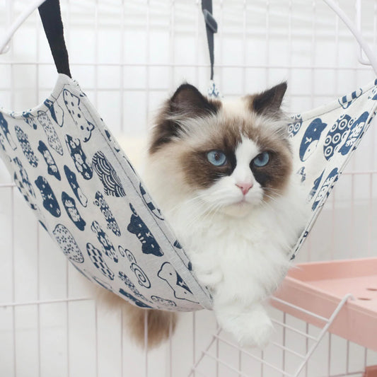 Cat Small Pets Swing Hammock Removable and Washable Summer Cat Hammock for Cat Small Dogs Pets Bed MIAO