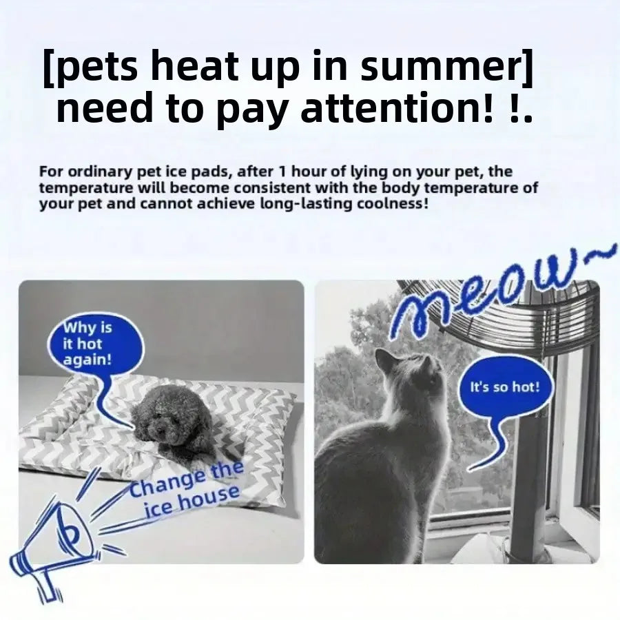 summer small Cat dog Ice House Air Conditioning BED Summer Cooling Tool Nest Dog Dog Four Seasons Pet Ice House