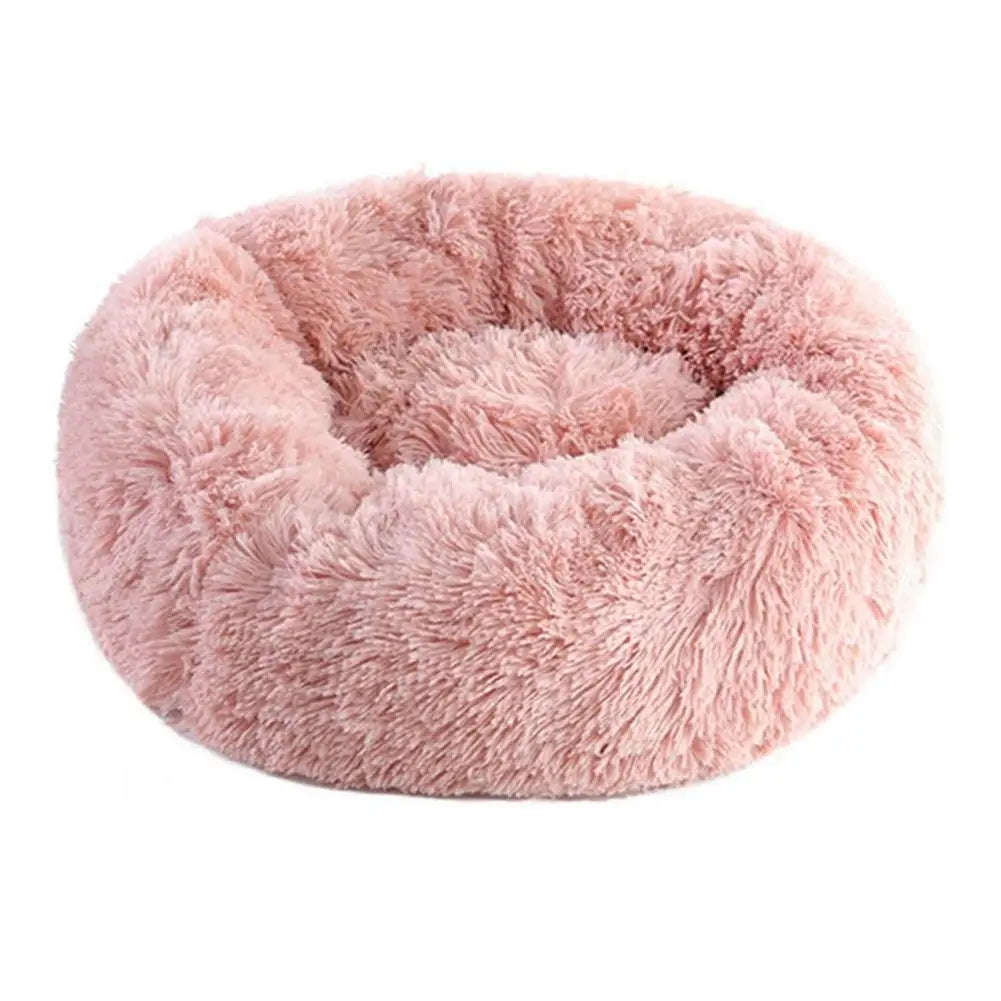 Home Plush Pet Nest Winter Cat Nest Dog Nest Warm Detachable and Washable Round Cat Nest Pet Bed Seasonal Universal Decoration