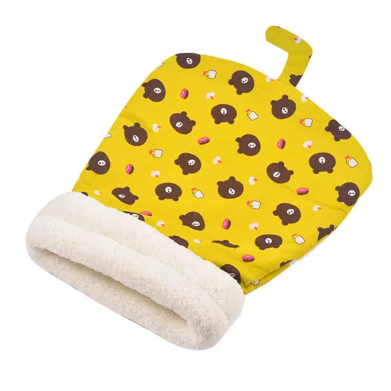 New Autumn and winter warm cat nest closed cat bed cute cat sleeping bag Christmas essential pet supplies