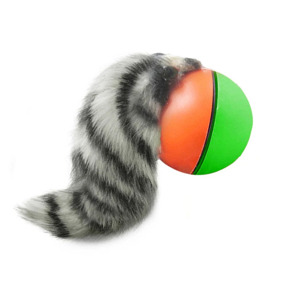 2PC/1PC Cat Interactive Ball Toys Automatic Rolling Ball Rechargeable Self Rotating Ball Fast Rolling Ball for Indoor Cat Kitten