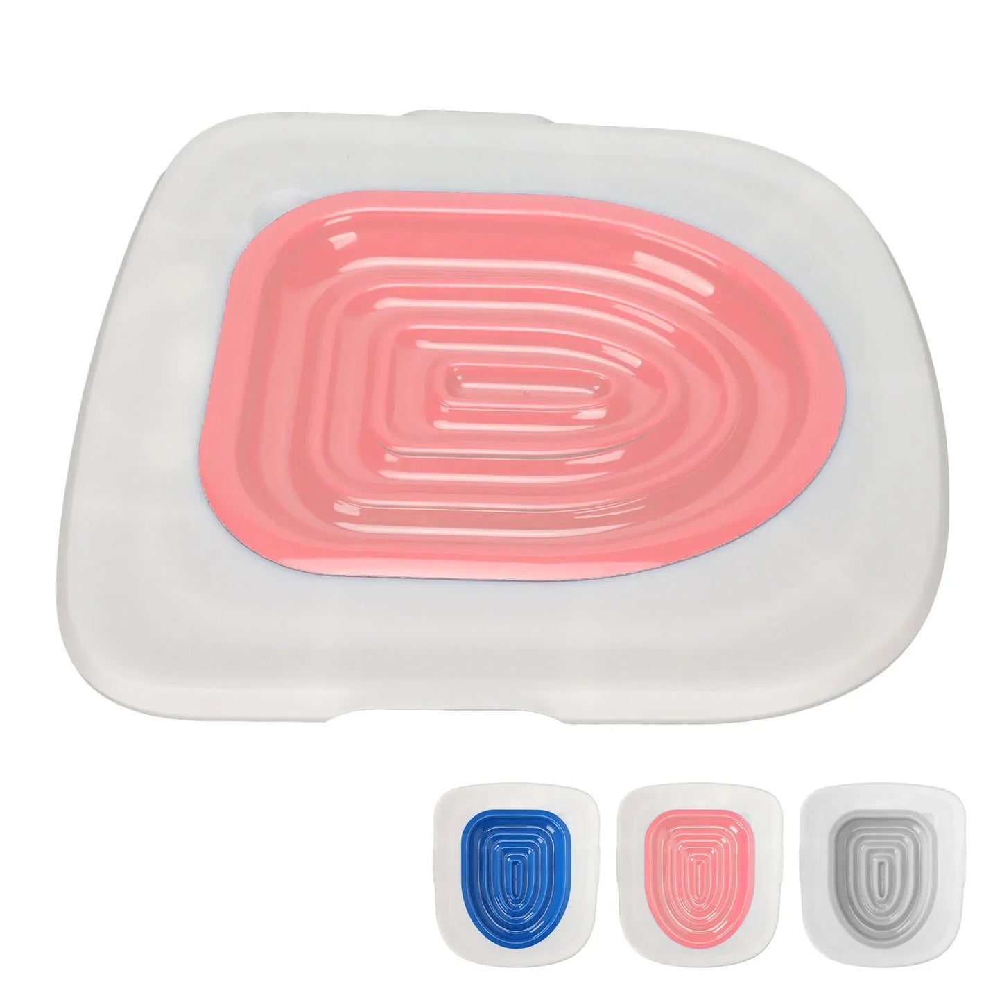 Best Plastic Cat Toilet Training Kit Universal Reusable Environmentally Friendly Cat Toilet Trainer for Pet Cleaning Cat's